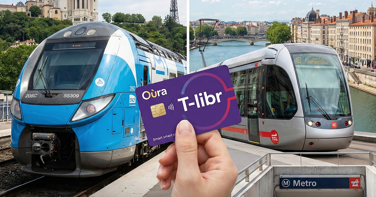 Train TER Auvergne-Rhône-Alpes offre T-libr Lyon